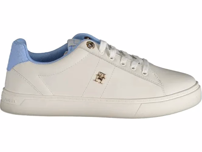 Tommy Hilfiger Azzurro Polyurethane Female Sneaker