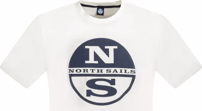 North Sails White Cotton Men's T-Shirt