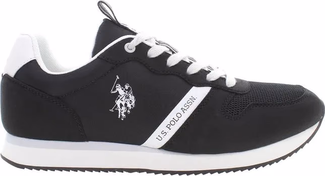 U.S. POLO ASSN. Black Polyester Men's Sneaker