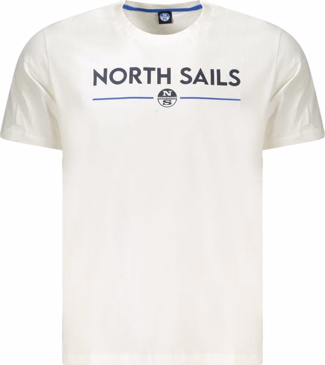 North Sails Bianco Cotton Men T-Shirt