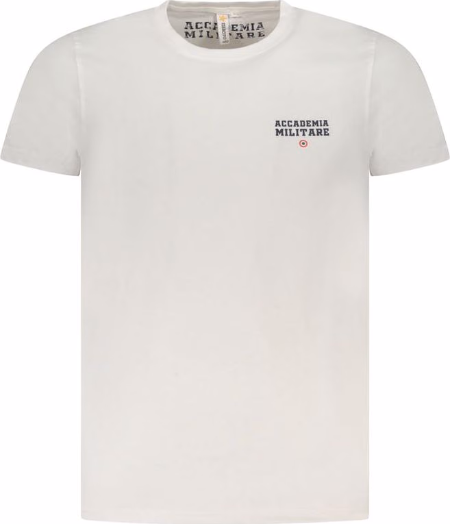 Accademia Militare White Cotton Men's T-Shirt