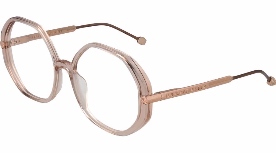 Philipp Plein Pink Cellulose Acetate Glasses (Frames)