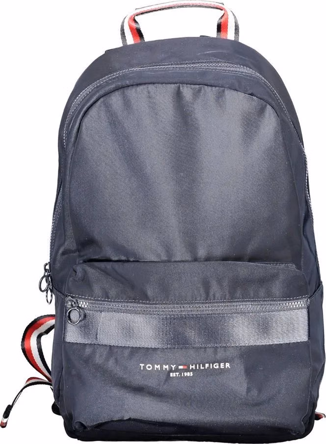 Tommy Hilfiger Blue Polyester Men Backpack