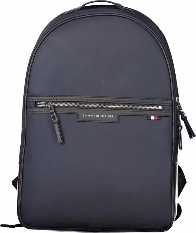 Tommy Hilfiger Blue Recycled Polyester Men Backpack