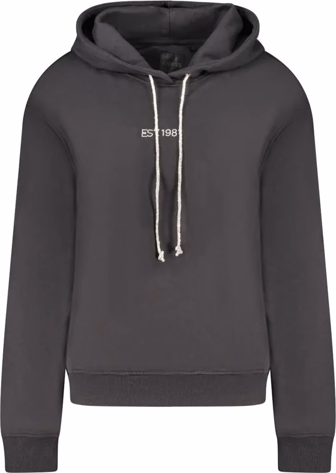 Guess Jeans Black Cotton Women Sweatshirt