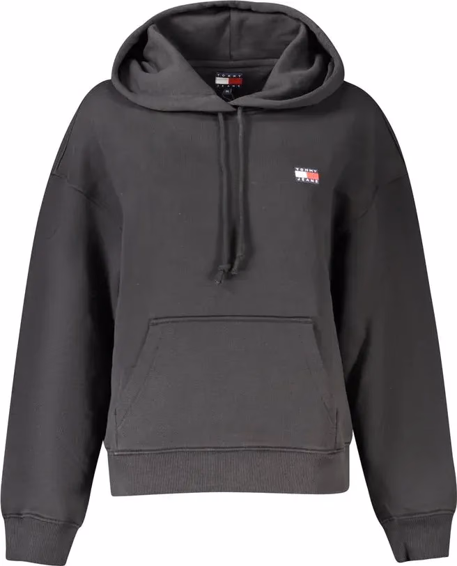Tommy Hilfiger Black Cotton Women Sweatshirt