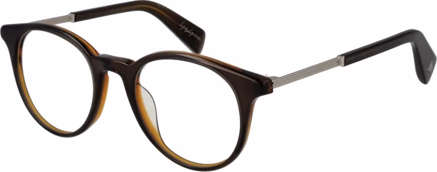Yohji Yamamoto Brown Plastic Glasses (Frames)