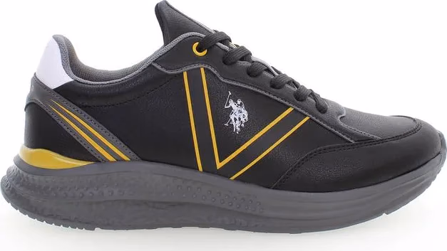 U.S. POLO ASSN. Black Polyester Men's Sneaker