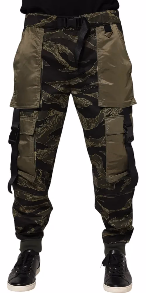 Dolce & Gabbana Multicolor Cargo Camouflage Pants