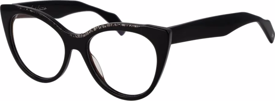 Yohji Yamamoto Black Plastic Glasses (Frames)
