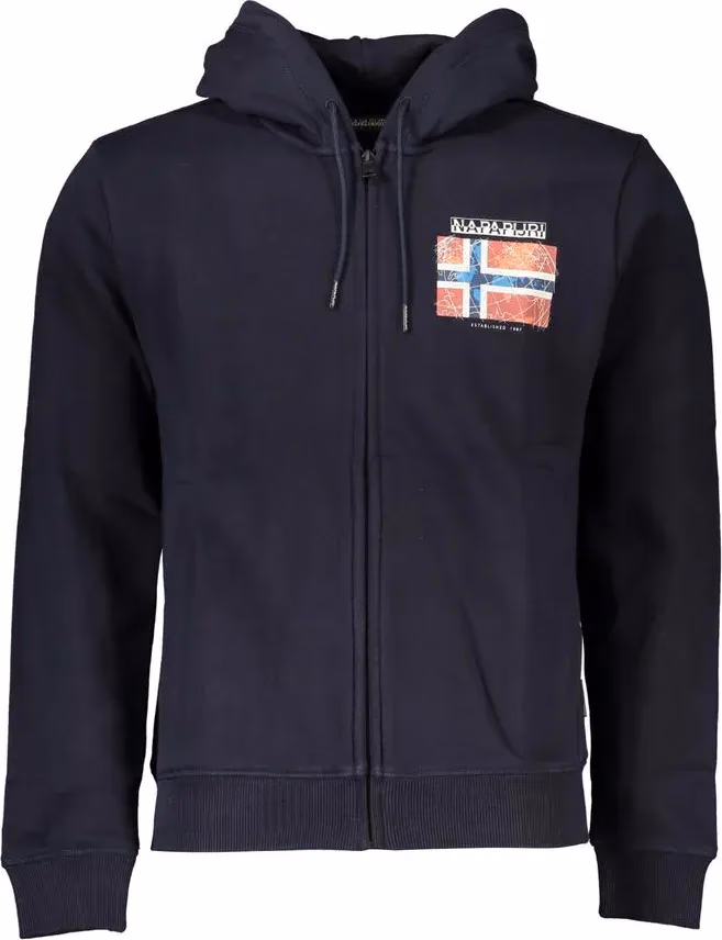 Napapijri Blue Cotton Men's Sweatshirt