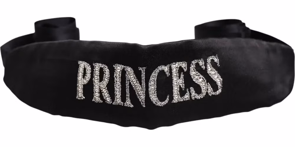 Dolce & Gabbana Black Princess Fantasy Braided Waist Belt