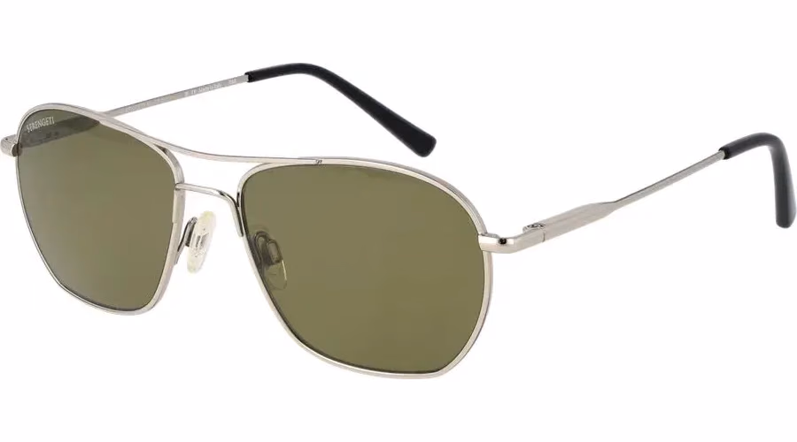 Serengeti Silver Metal Sunglasses