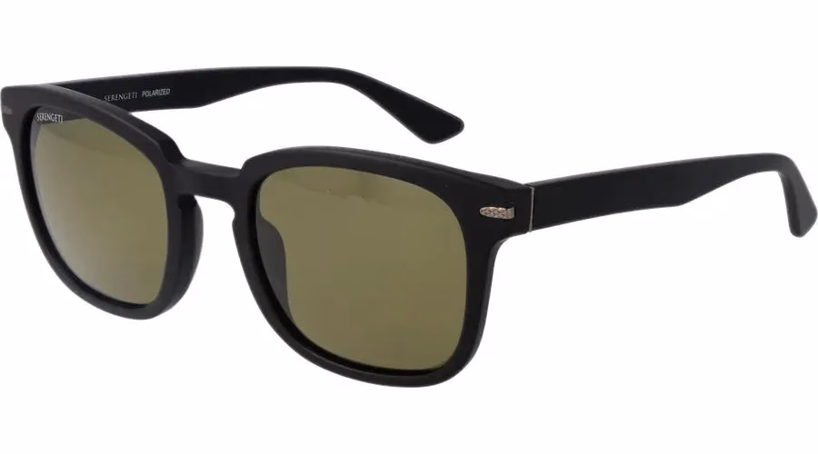 Serengeti Black Acetate Sunglasses