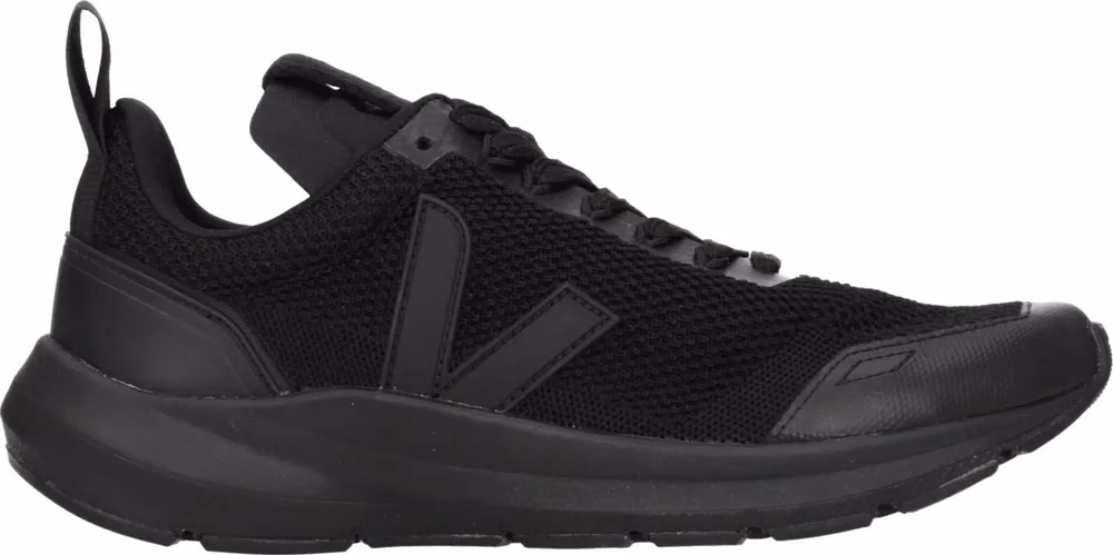 Veja Black Fabric Athletic Sneakers