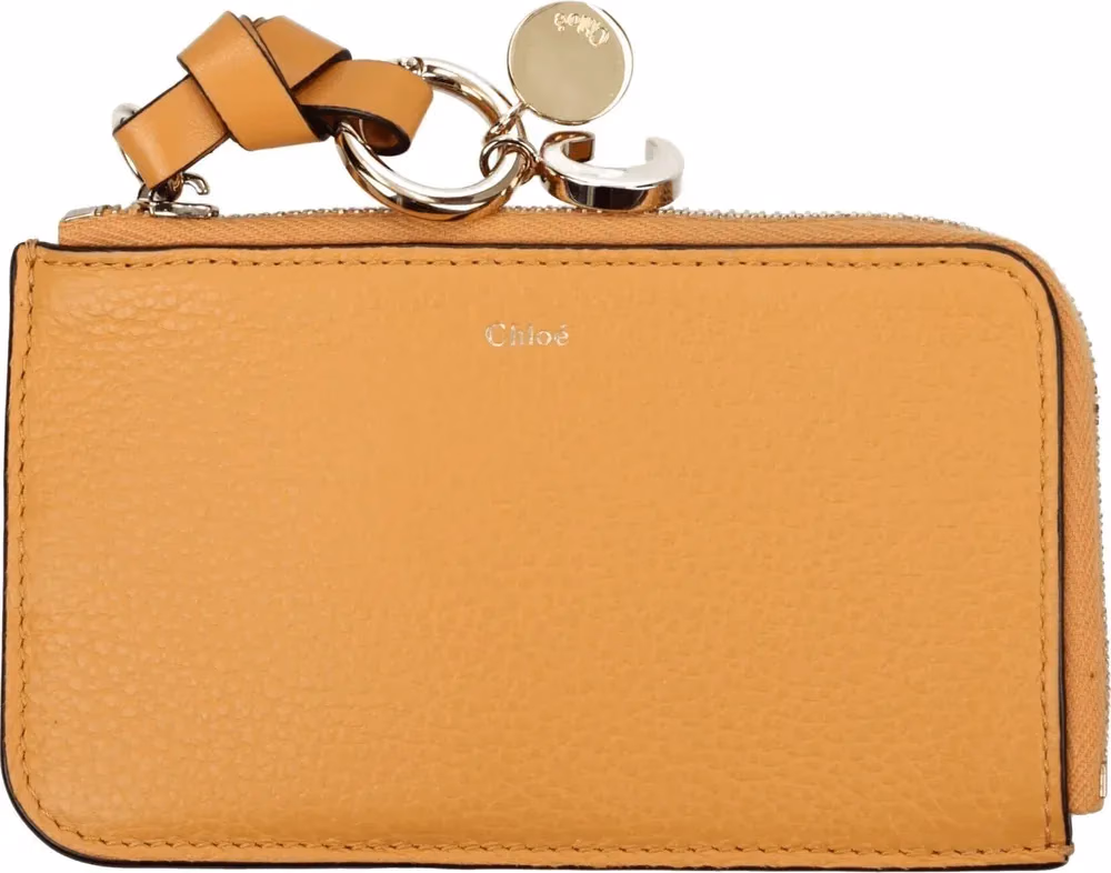 Chloé Orange Leather Wallet
