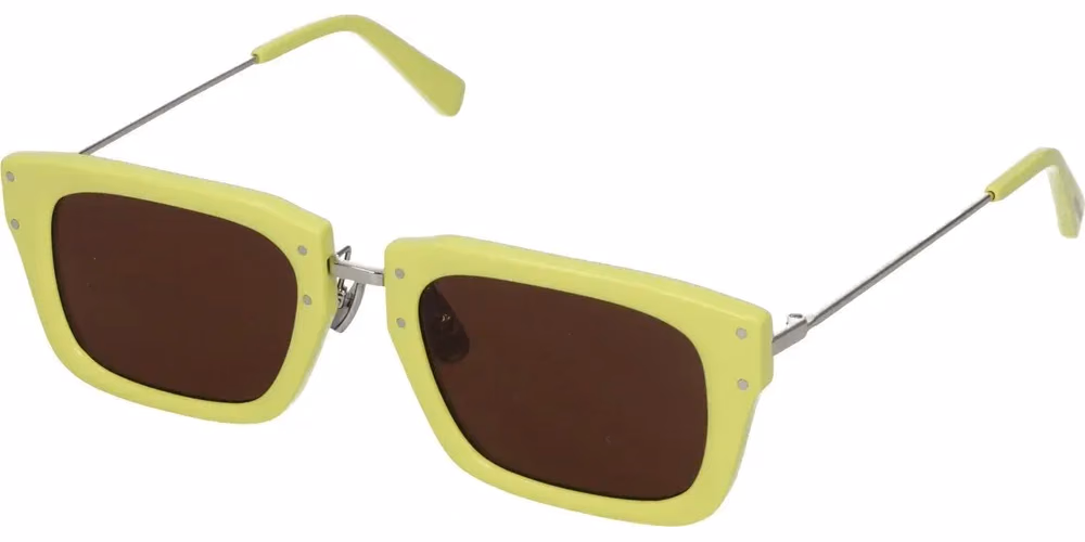 Jacquemus Yellow Acetate Sunglasses