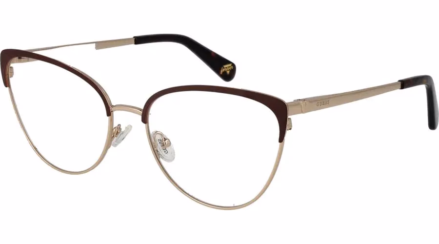 Guess Brown Metal Glasses (Frames)