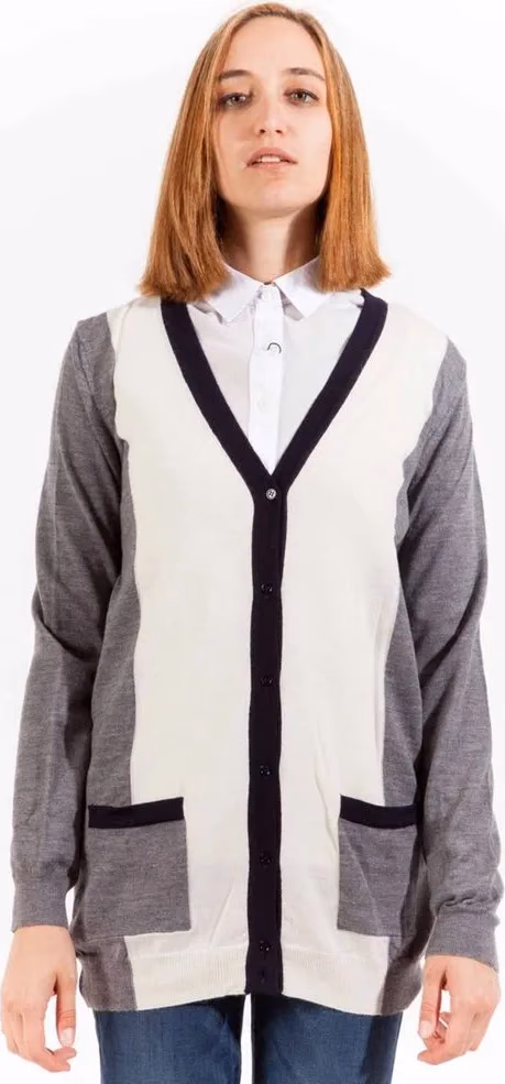 Gant Grigio Wool Women Cardigan