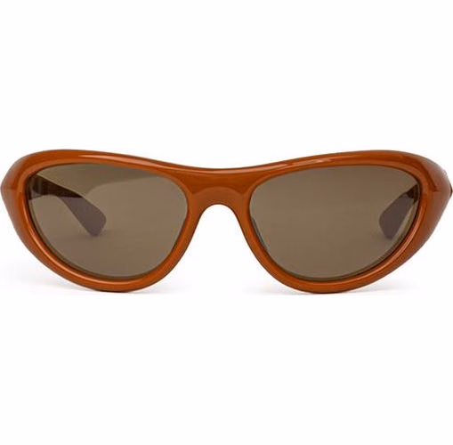 Bottega Veneta Brown Acetate Sunglasses