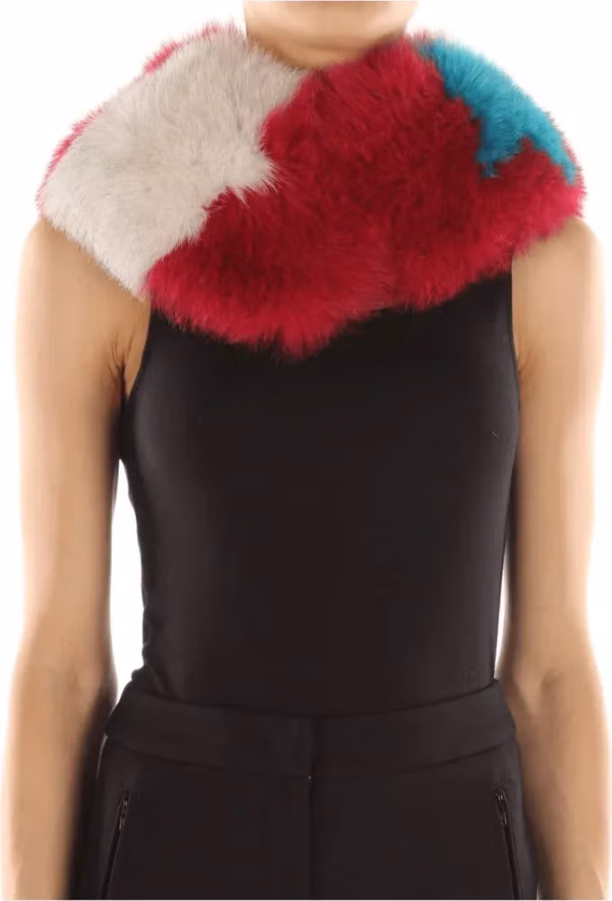 Mr. Mrs. Shirt Pink Fur Foulard
