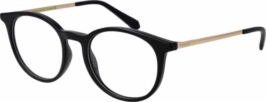Polaroid Black Polyester Glasses (Frames)