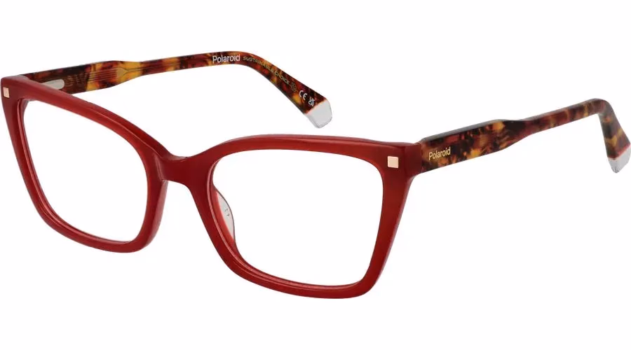 Polaroid Burgundy Acetate Glasses (Frames)