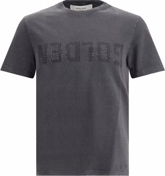 Golden Goose Gray Cotton T-Shirt