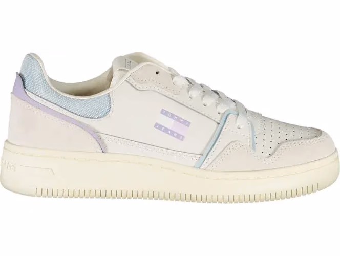 Tommy Hilfiger Bianco Polyurethane Women Sneaker