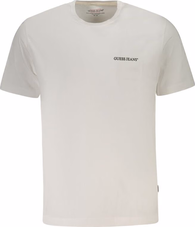 Guess Jeans Bianco Cotton Men T-Shirt