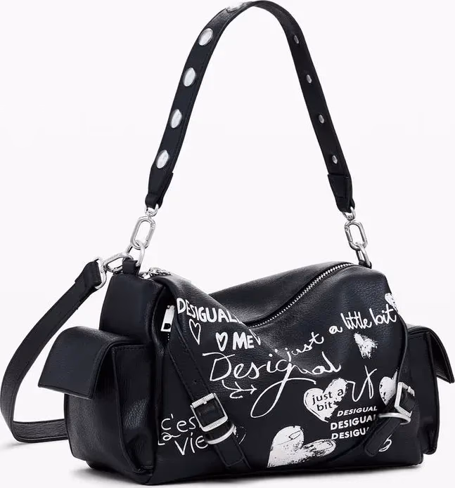 Desigual Black Polyurethane Women's Handbag