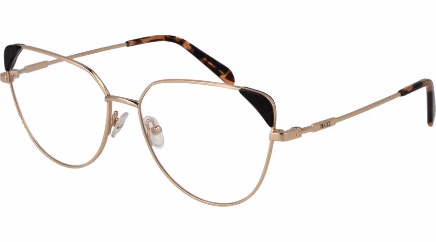 Emilio Pucci Gold Metal Glasses (Frames)