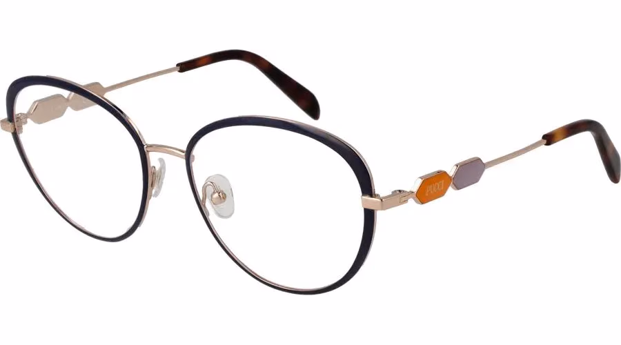 Emilio Pucci Blue Metal Glasses (Frames)