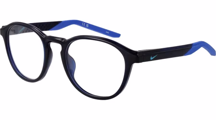 Nike Blue Stainless Steel Glasses (Frames)
