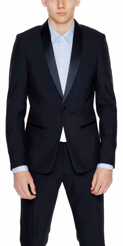 Antony Morato Black Polyester Blazer