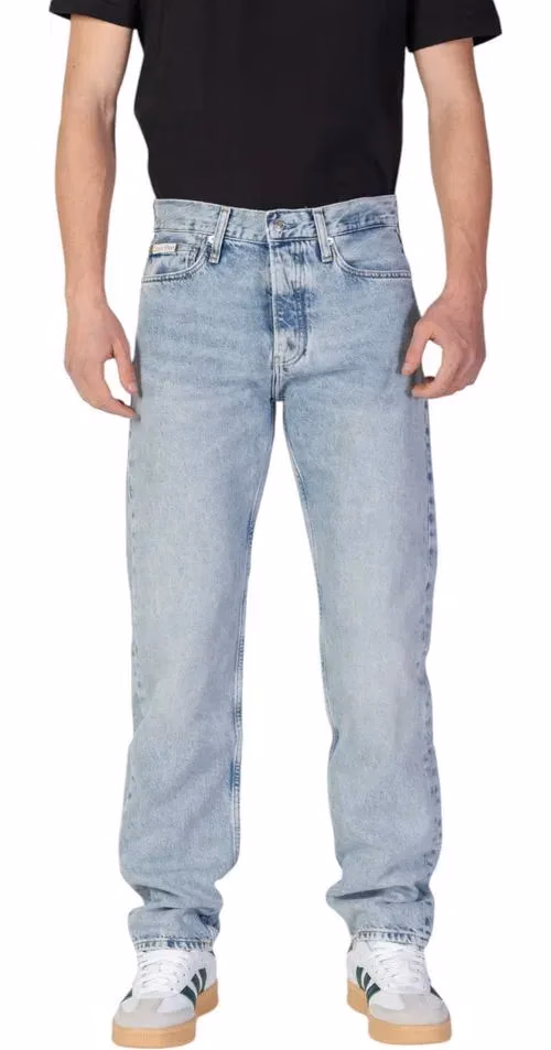 Calvin Klein Jeans Light Blue Organic Cotton Relaxed Fit Jeans