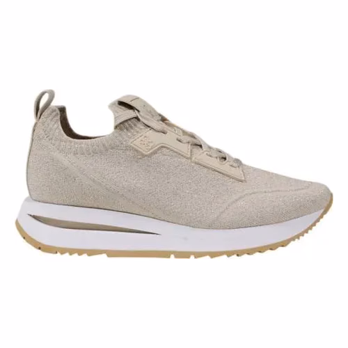 Guess Beige Polyester Low Top Sneakers