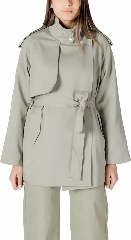 Morgan De Toi Bicolor Cotton Parka