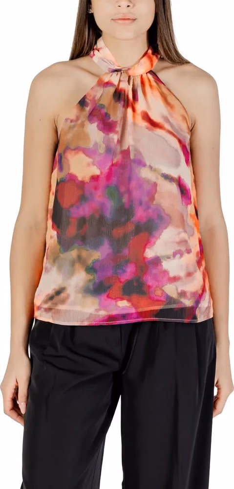 Morgan De Toi Pink Recycled Polyester Blouse