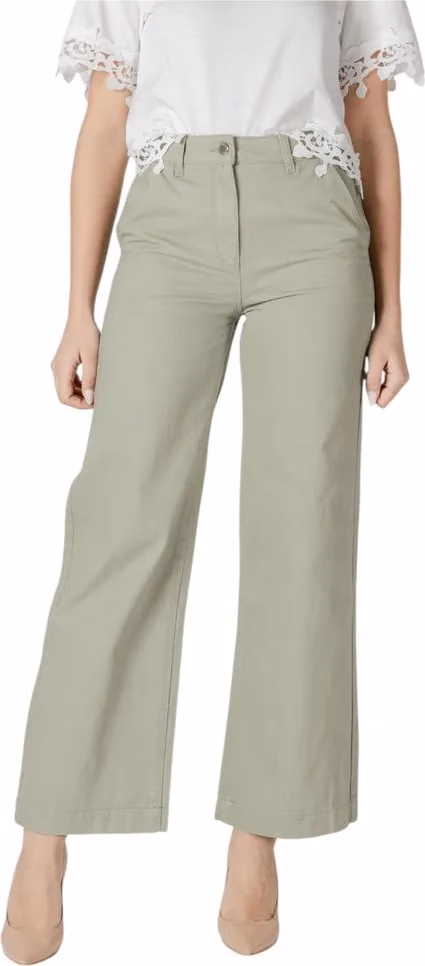Morgan De Toi Bicolor Cotton Relaxed Fit Jeans