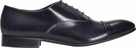 Roberto Pepe Luxury Blue Leather Men Shoe