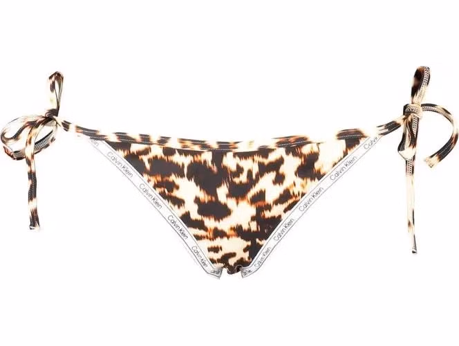 Calvin Klein Beige Polyester Women's Swim Brief