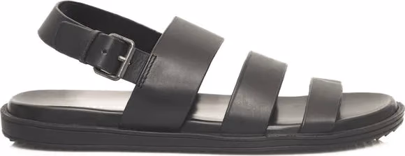 Cerruti 1881 Black Cowhide Men Sandal