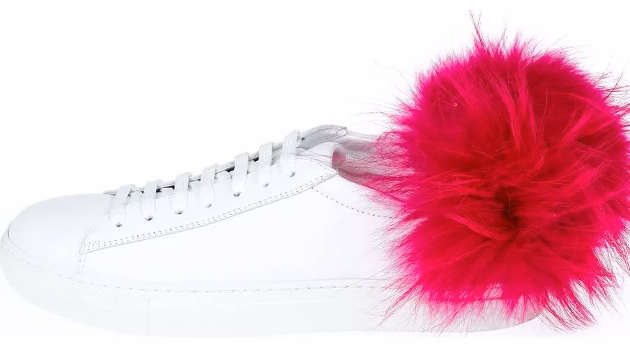 Mr&Mrs Italy White Lamb Leather Women Sneaker