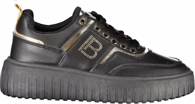 Laura Biagiotti Black Polyester Women Sneaker