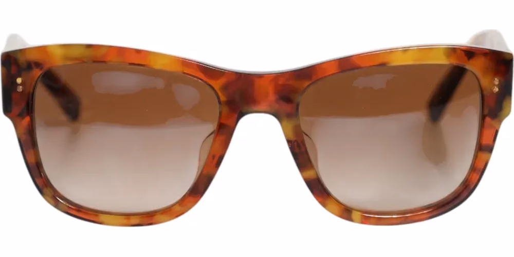 Dolce & Gabbana DG4338F Brown Havana Full Rim Round Lenses Sunglasses