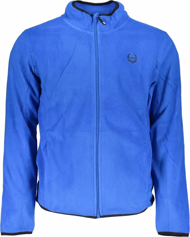 Gianmarco Venturi Blue Cotton Mens Sweater