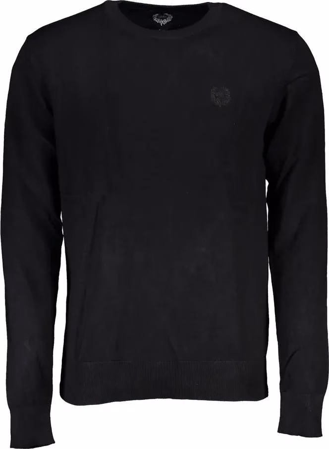 Gianmarco Venturi Black Viscose Men's Sweater