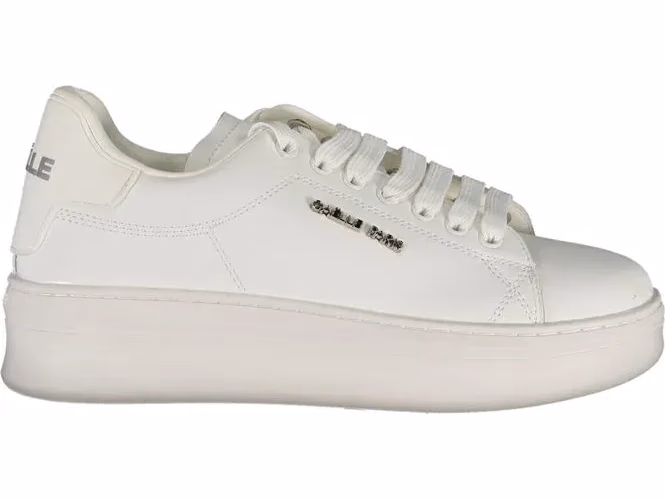 Gaelle Paris Bianco Poliuretano Women Sneaker
