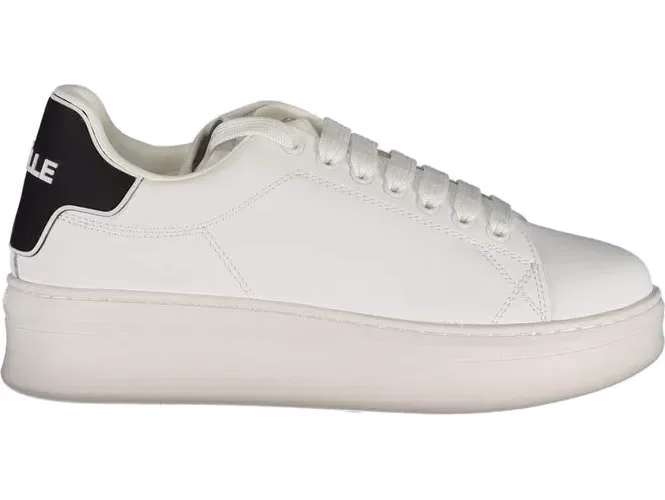 Gaelle Paris Bianco Poliuretano Women Sneaker